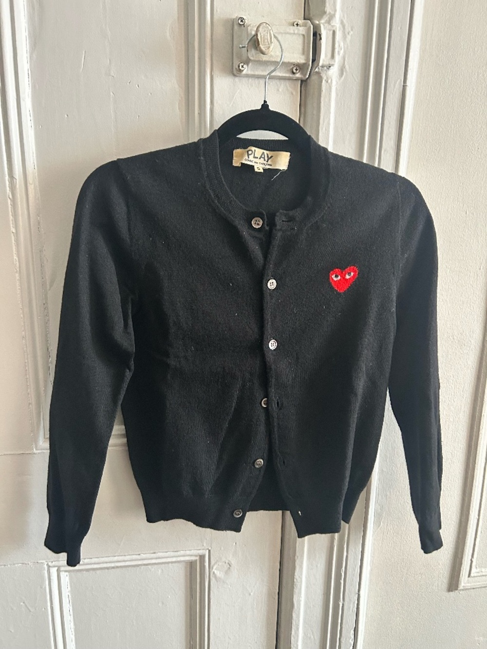 Vintage PLAY Comme des Garcons Logo Cardigan
